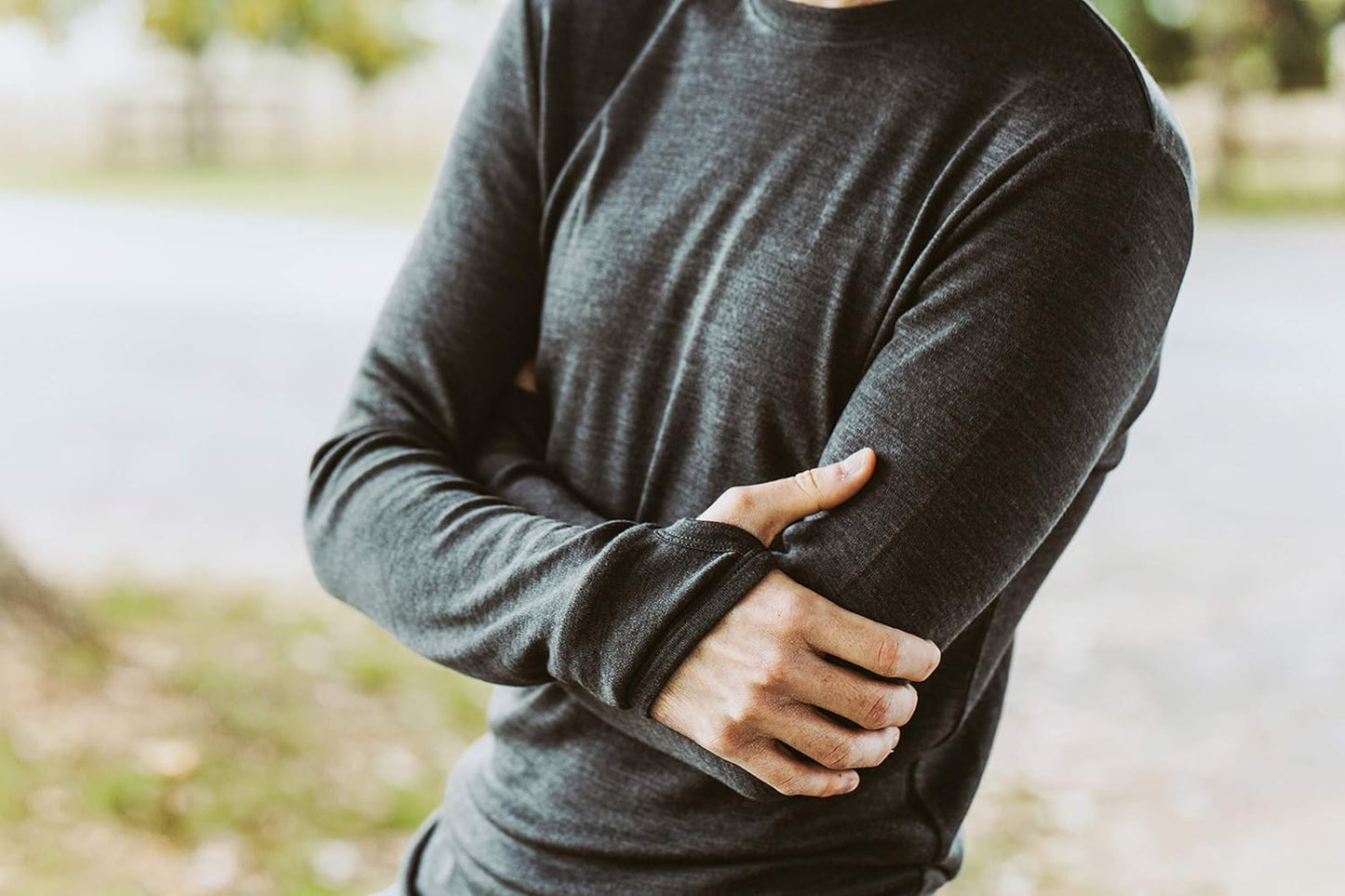 New Zealand 100% Merino Longsleeve Baselayer with Thumbloops - Select Color and Size