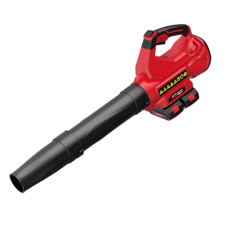24V 450-CFM 130-MPH Cordless Battery Handheld Leaf Blower with (2) 2-Ah Batteries and Charger Included